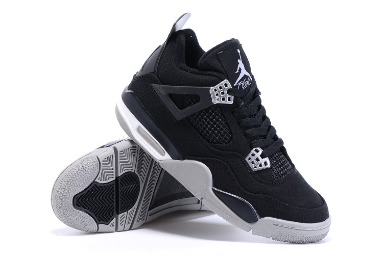 2015 Eminem x Carhartt x Air Jordan 4 Black White Shoes