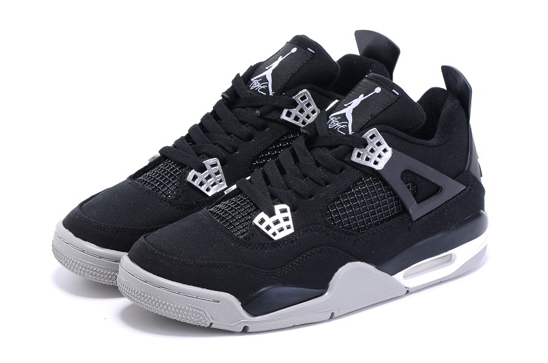 2015 Eminem x Carhartt x Air Jordan 4 Black White Shoes - Click Image to Close