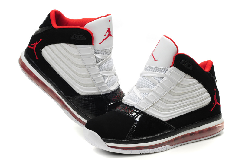 Air Jordan Big Ups Black White Red On Promotion Sale - Click Image to Close