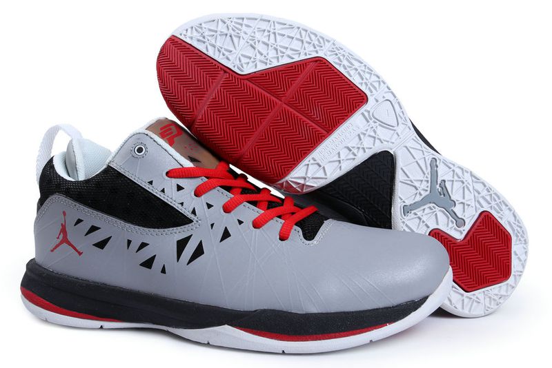 Jordan CP3 5 Grey Black White Red Shoes