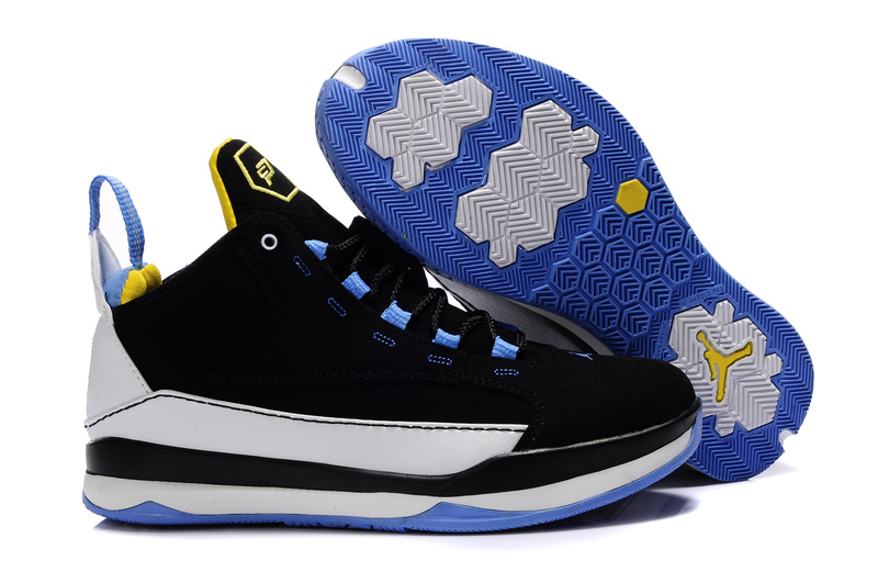 Jordan CP3 III Black White Blue For Women - Click Image to Close