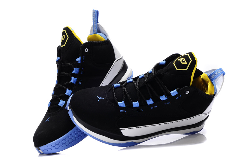 Jordan CP3 III Black White Blue For Women - Click Image to Close