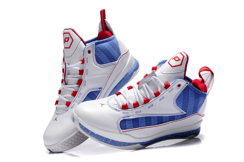 Jordan CP3 III White Blue Red For Women - Click Image to Close