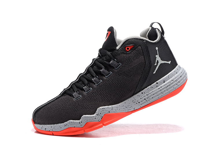 2016 Jordan CP3 IX AE Black Reddish Orange Shoes - Click Image to Close