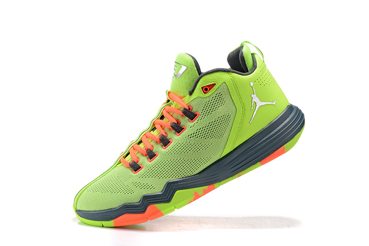 2016 Air Jordan CP3 IX AE Fluorscent Black Orange Shoes - Click Image to Close