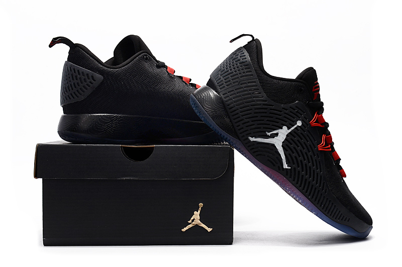 2016 Jordan CP3 XI Black Red Shoes - Click Image to Close