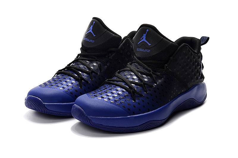 2016 Jordan Extra.Fly Black Blue Shoes - Click Image to Close