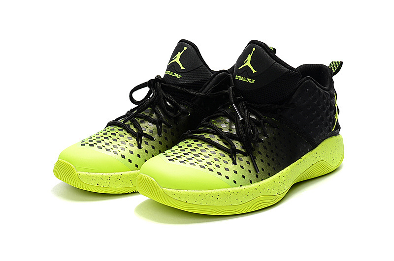 2016 Jordan Extra.Fly Black Fluorscent Green Shoes - Click Image to Close