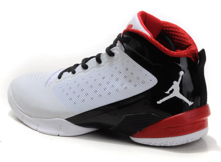 Jordan Fly Wade II White Black Red - Click Image to Close