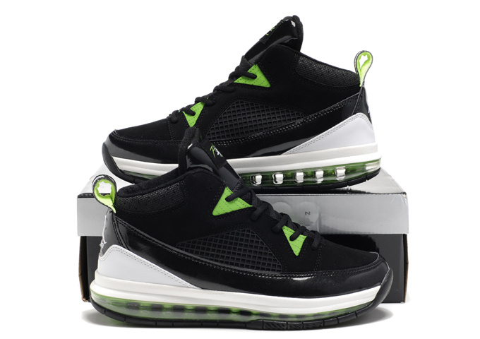 Jordan Fly Whole Palm Black White Green Shoes