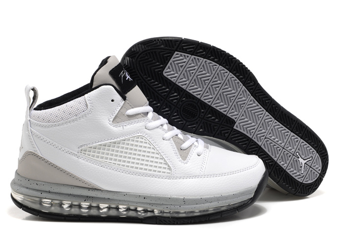 Jordan Fly Whole Palm White Grey Shoes - Click Image to Close