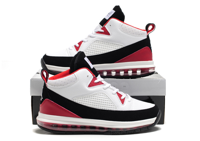 Jordan Fly Whole Palm White Red Black Shoes - Click Image to Close