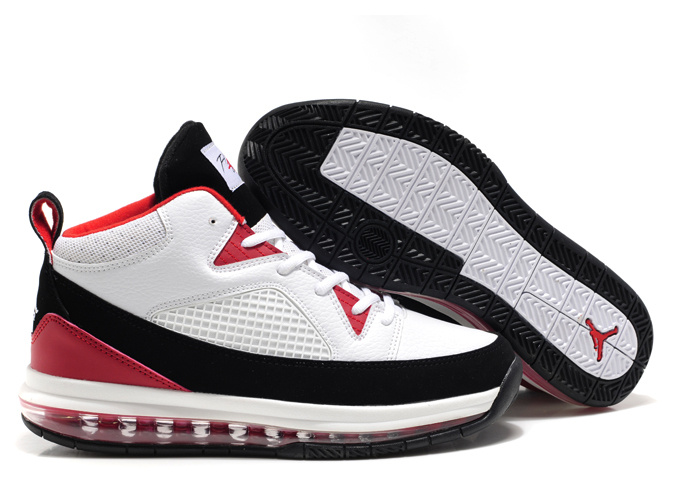 Jordan Fly Whole Palm White Red Black Shoes - Click Image to Close