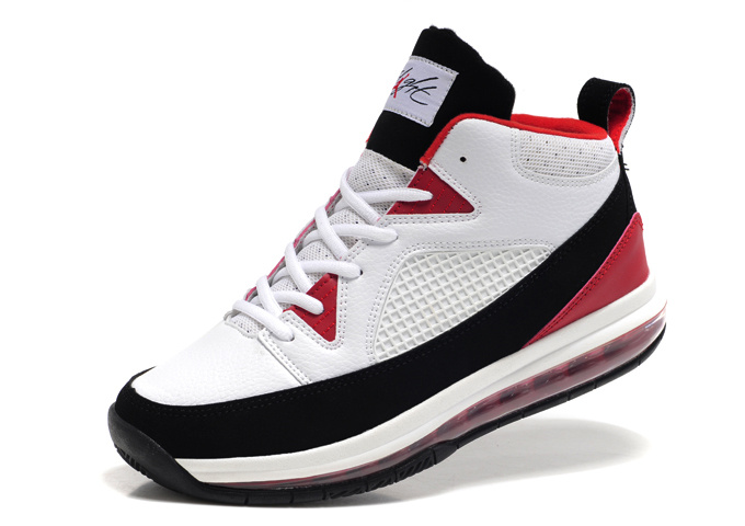 Jordan Fly Whole Palm White Red Black Shoes - Click Image to Close