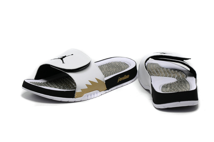 2016 Hydro 5 Sandal White Black Gold Fire