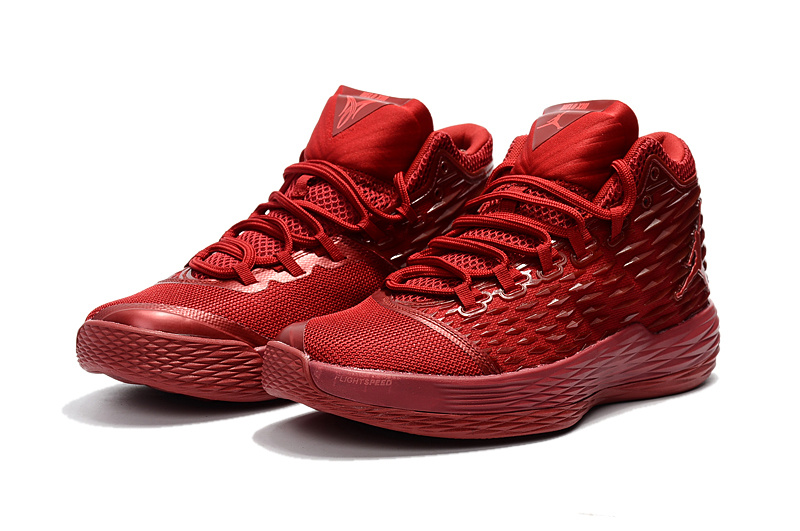 2017 Air Jordan Melo 13 All Red Shoes - Click Image to Close