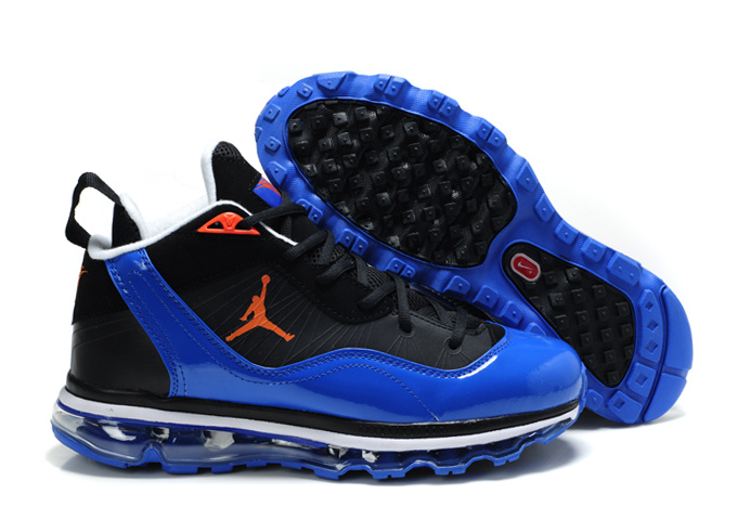 Jordan Melo M8+Max 09 Black Blue Shoes - Click Image to Close