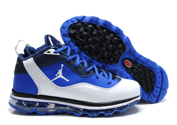 Jordan Melo M8+Max 09 Blue White Black Shoes - Click Image to Close