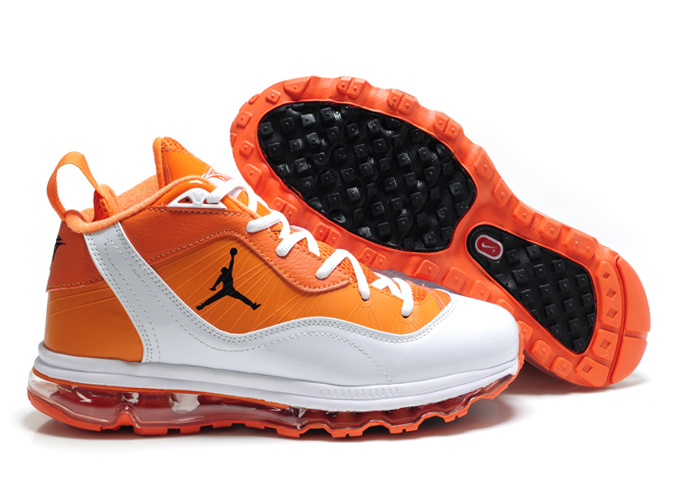 Jordan Melo M8+Max 09 Orange White Shoes - Click Image to Close