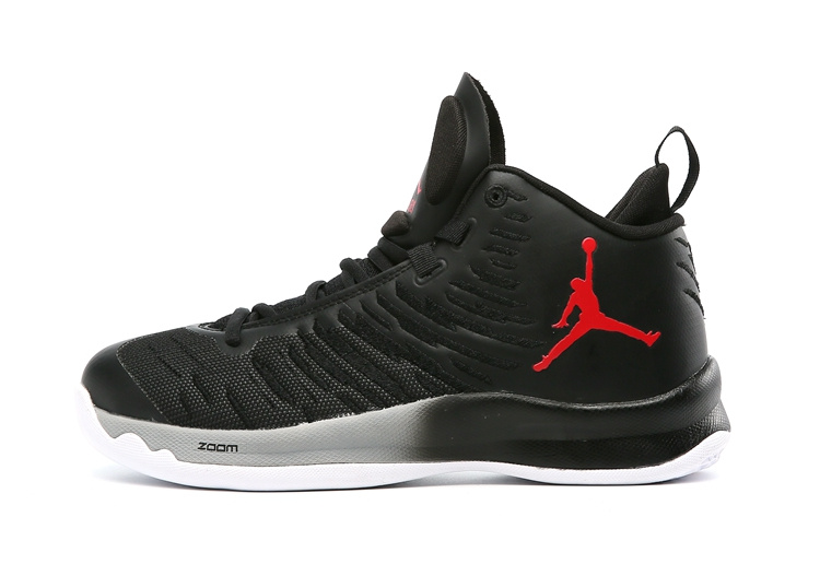 2016 Jordan Super Fly X Black Red Jumpman Shoes