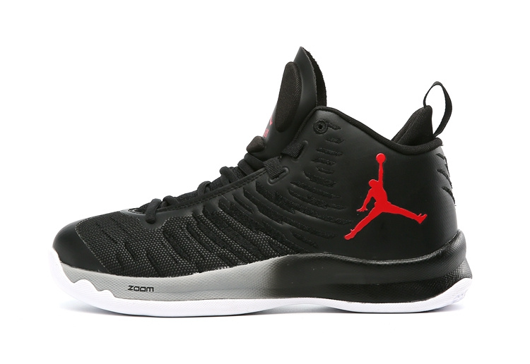 2016 Jordan Super Fly X Black Red Jumpman Shoes - Click Image to Close