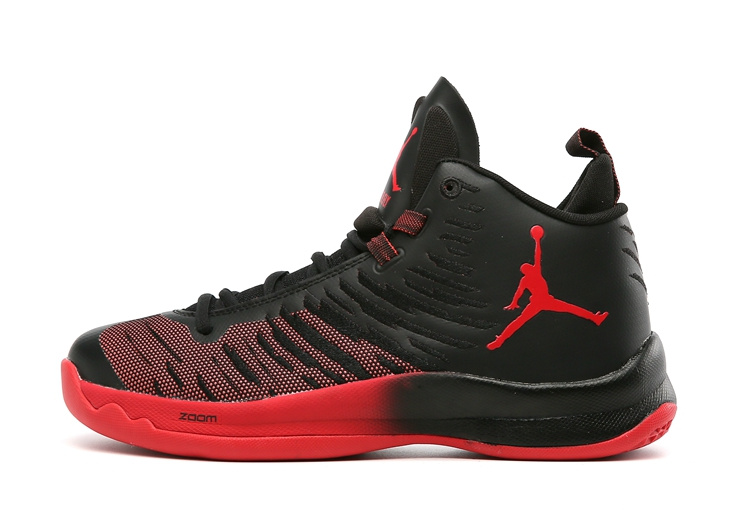 2016 Jordan Super Fly X Black Red Shoes - Click Image to Close