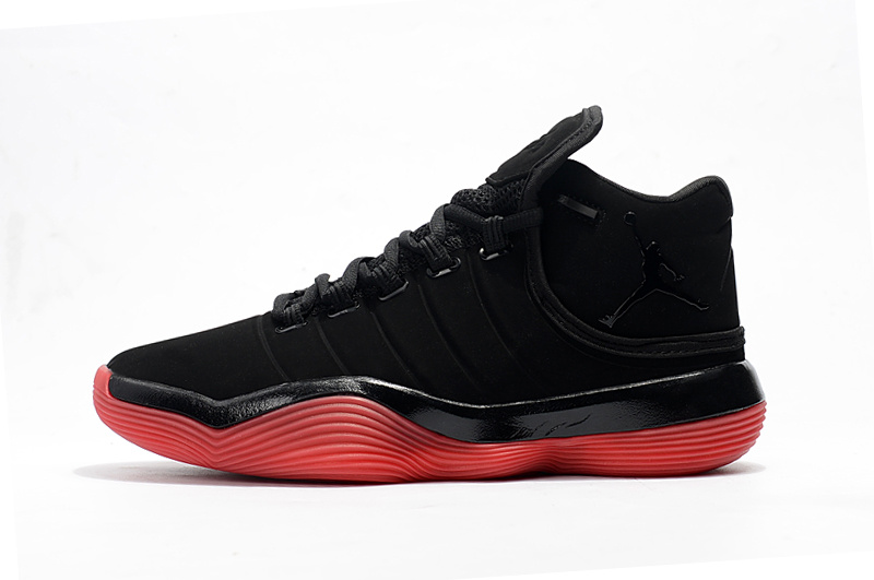 2017 Jordan Super.Fly 6 Black Red Shoes - Click Image to Close