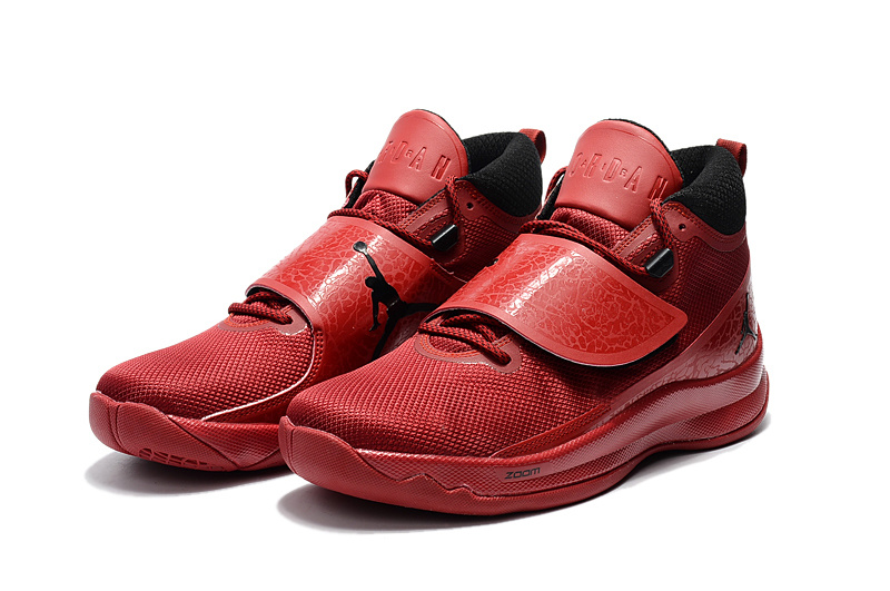 2017 Air Jordan SuperFly V Red Black Shoes