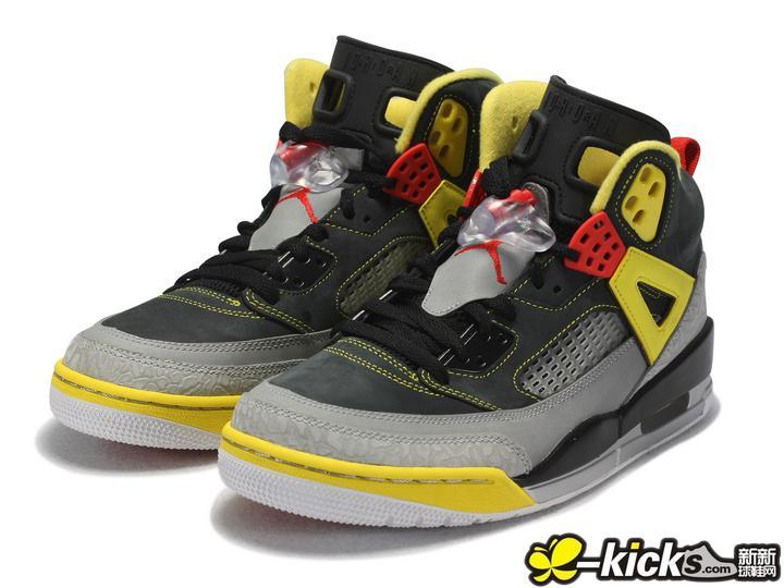 2015 Air Jordan 3.5 Black Grey Yellow Red Shoes - Click Image to Close