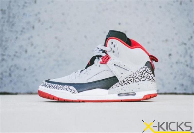 2015 Air Jordan 3.5 Grey Black Red White Shoes