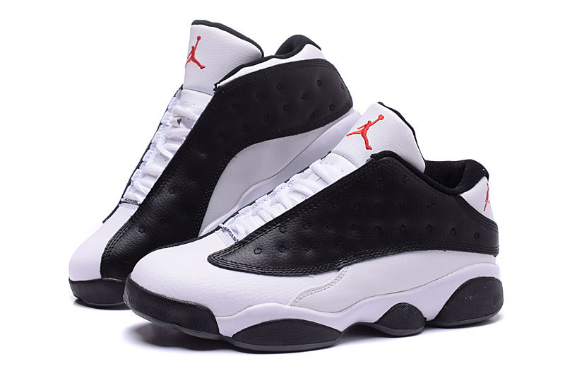 Leonard Jordan 13 Retro White Black Shoes - Click Image to Close