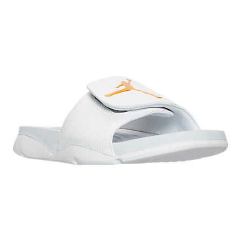 2016 Air Jordan Hydro 5 Slide Sandals White Gold