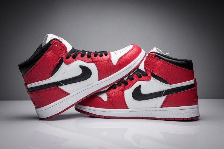 2017 Jordan 1 Disppearing Wing Red White Black Shoes - Click Image to Close