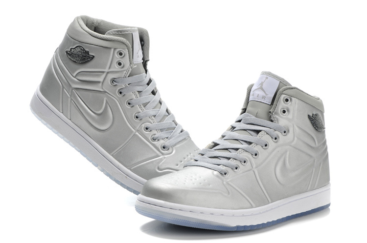 New Air Jordan 1 High Heel Shoes Grey