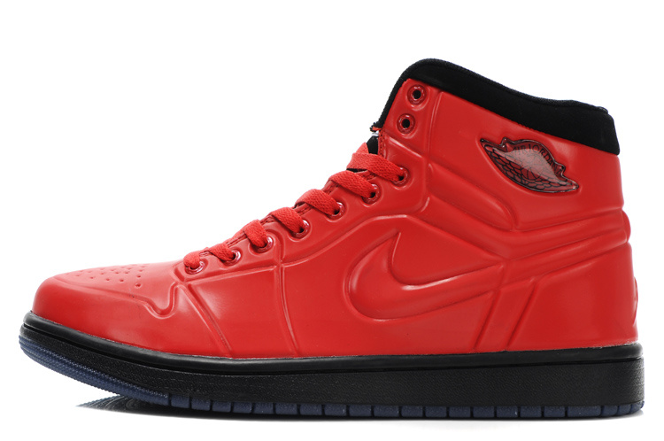 New Air Jordan 1 High Heel Shoes Red Black