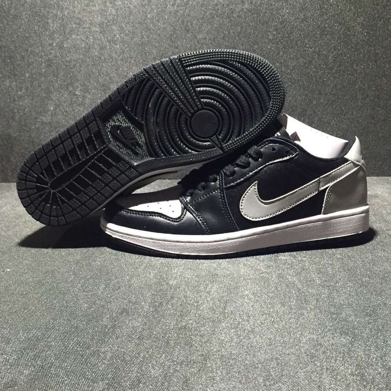 2016 Jordan 1 Low Grey Carbon Black - Click Image to Close