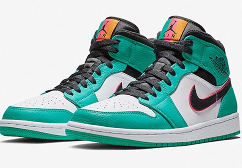 New Air Jordan 1 Middle Heel South Coast Shoes - Click Image to Close