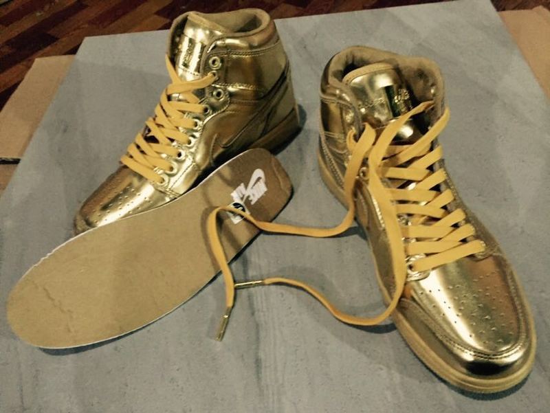 2016 Air Jordan 1 Retro All Gold - Click Image to Close