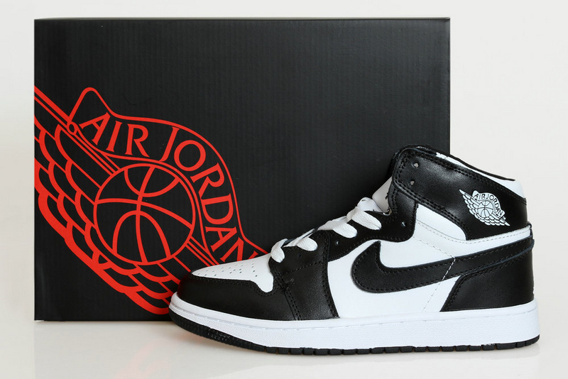 2015 New Retro Black White Air-Jordans 1 - Click Image to Close