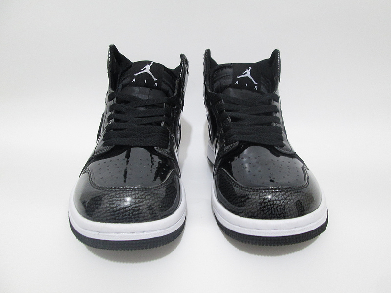 2017 Jordan 1 Slam Dunk Black White Shoes