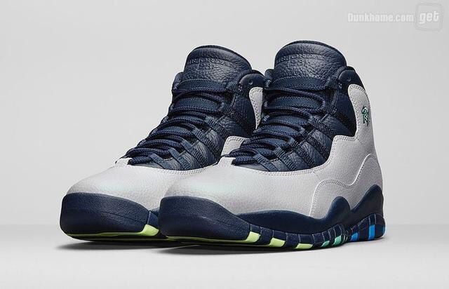 2016 Jordan 10 Rio Grey Blue - Click Image to Close