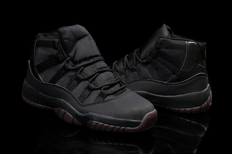 New Air Jordan 11 High All Black Coffe Shoes