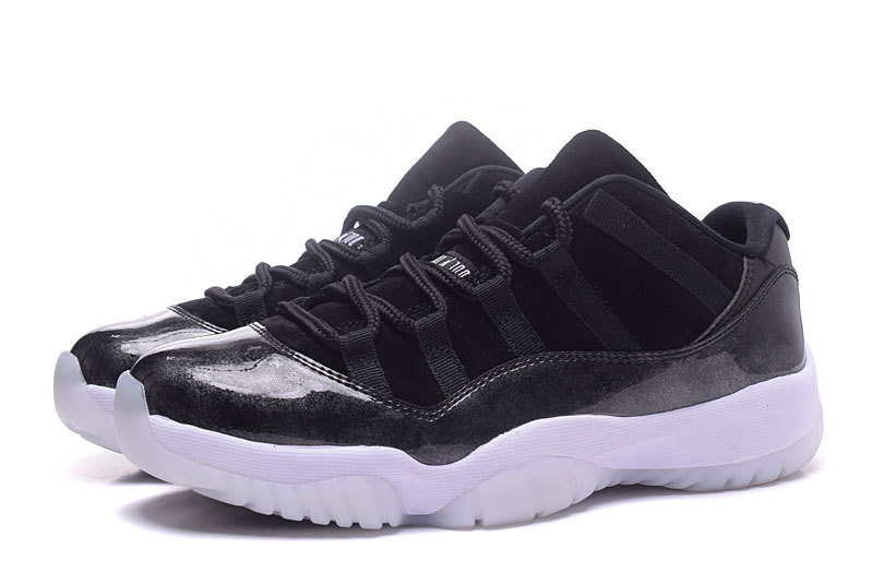 2017 Air Jordan 11 Low 72 10 Black White Shoes