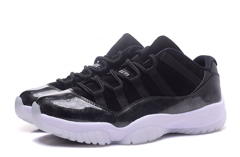 2017 Air Jordan 11 Low 72 10 Black White Shoes - Click Image to Close