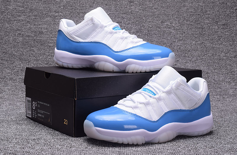 2017 Jordan 11 Low Royal Blue White Shoes