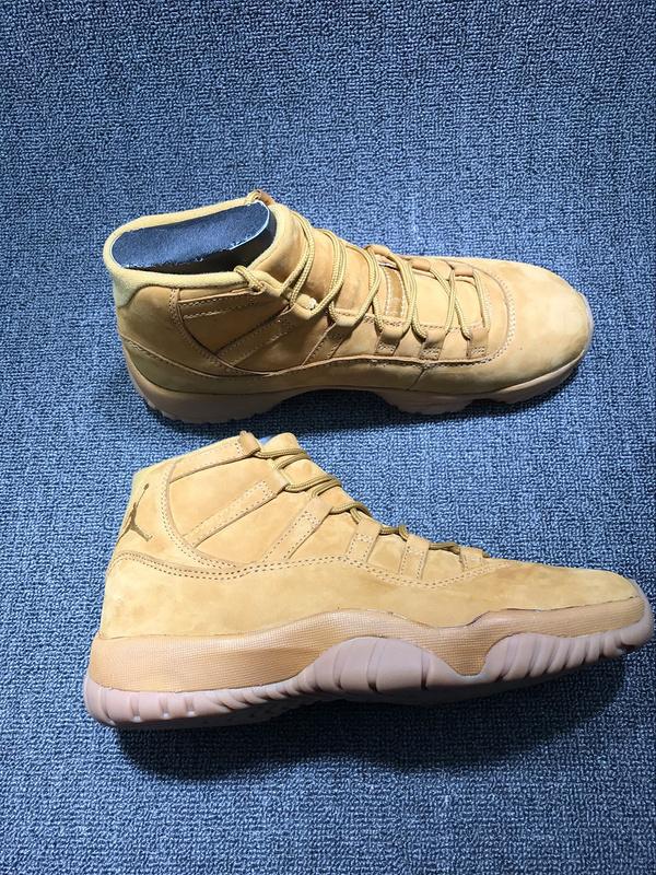 2017 Jordan 11 Wheat Yellow Shoes - Click Image to Close