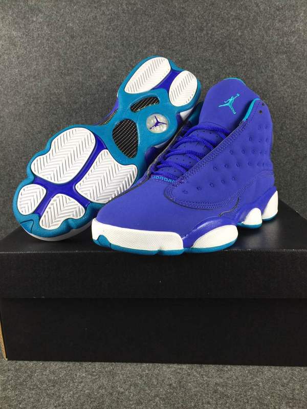 2017 Jordan 13 CP3 Purple Blue Shoes