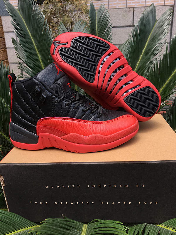 2016 Air Jordan 12 GS Black Red