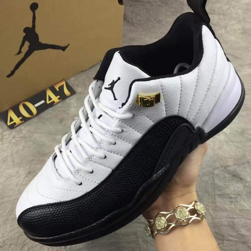 retro 12 jordans black and gold