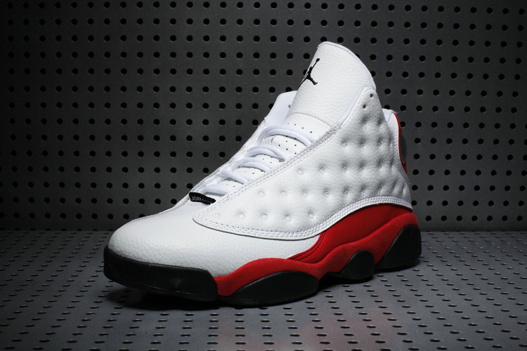 2017 Jordan 13 Chicago 3M White Red Black Shoes